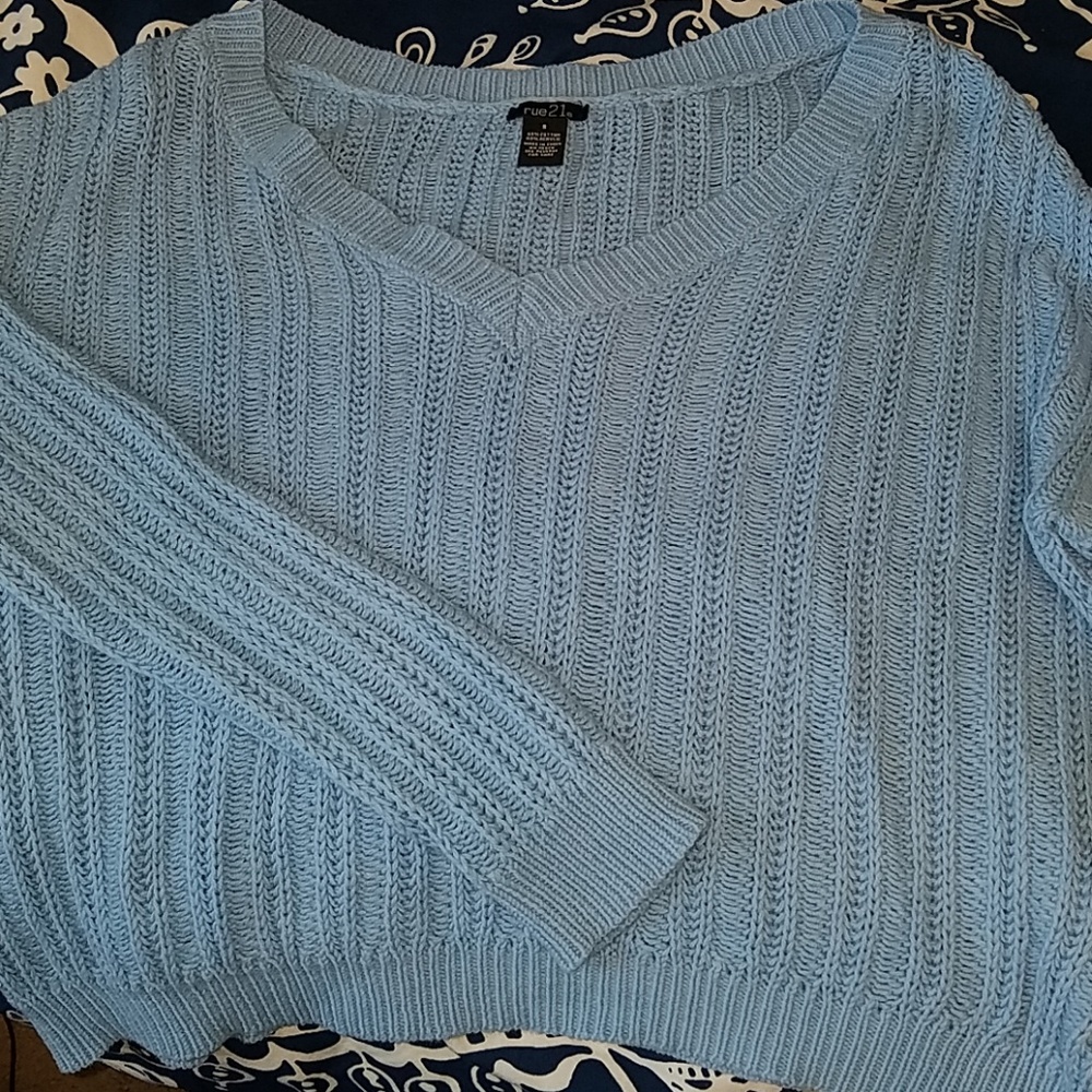 rue 21 cropped sweater
